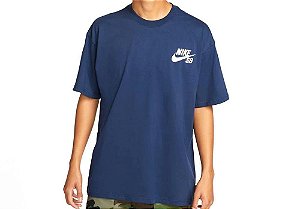 Camiseta Nike SB Logo Tee Navy