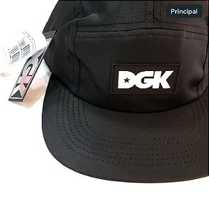 Boné DGK 5 Panel Classic Camper Hat Black - Store Pesadao