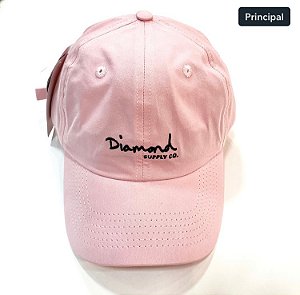 Boné Diamond OG Script Dad Hat Pink