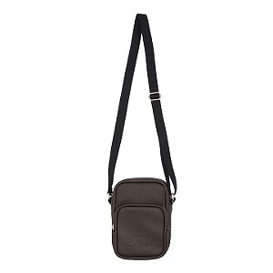 Shoulder Bag Disturb Cursive Leather Brown