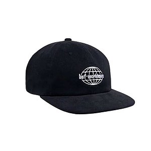 Boné HUF Global Corduroy 6 Panel Hat - Black