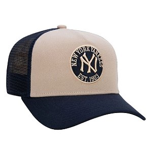Boné New Era 9forty A-frame Trucker New York Yankees Core Felt Snapback Hat
