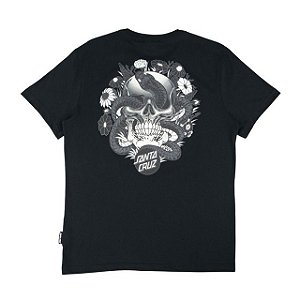 Camiseta Santa Cruz Botanic Skull Black