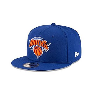 Boné New Era 9FIFTY New York Knicks Primary Snapback Hat Royal Blue