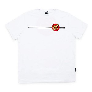 Camiseta Santa Cruz Classic Dot - White
