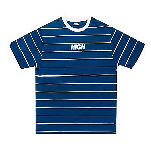 Camiseta HIGH Tee Kidz Vertical White Blue - Store Pesadao