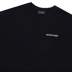 Camiseta Disturb Small Logo Tee Black