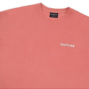 Camiseta Disturb Small Logo Tee Pink