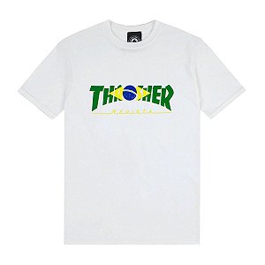 Camiseta Thrasher Brazil White