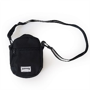 Shoulder Bag Thrasher Mag Logo Woven Label Black