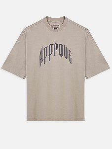 Camiseta Approve Oversized Beyond Lines Bege
