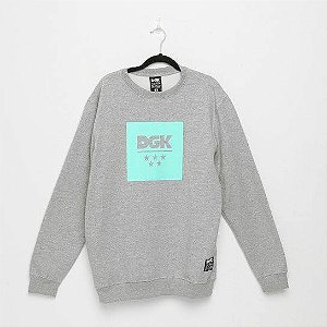 Moletom DGK New All Star Fleece Crewneck Heather Grey