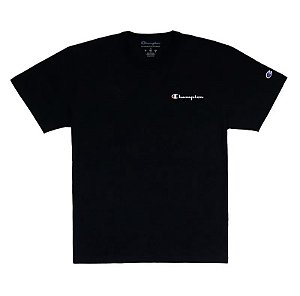Camiseta Champion Mini Script Logo Ink Black