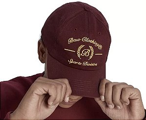 Boné Baw Dad Hat Laurel B Bordo