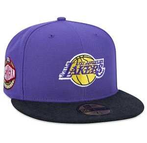 Boné New Era 59Fifty NBA Los Angeles Lakers Core Fitted Purple