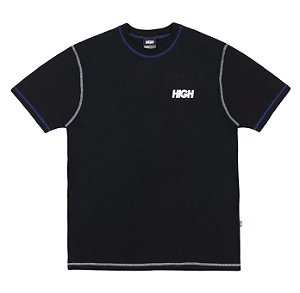 Camiseta High Tee Colored Black Blue