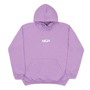 Moletom HIGH Hoodie Logo Light Lilac