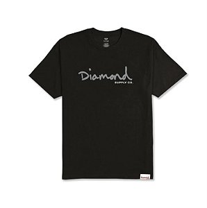 Camiseta Diamond OG Script Black