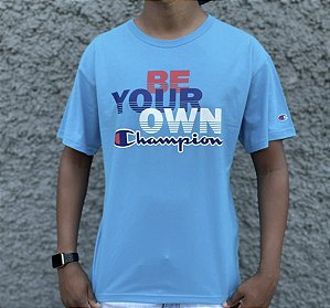 Camiseta Champion Be Your Own Blue