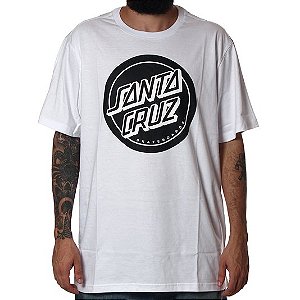 Camiseta Santa Cruz Reverse Dot White