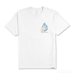 Camiseta Diamond Flowers White
