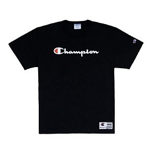 Camiseta Champion Logo Embroidery Script Black