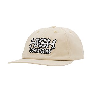 Boné HIGH 6 Panel Bones Beige