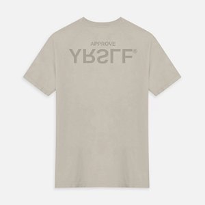 Camiseta Approve Bold YRSLF Inverse Collors Bege