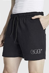 Shorts Baw Essencial Bawbble Letter Black