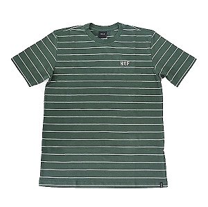 Camiseta HUF Striped Tee Green