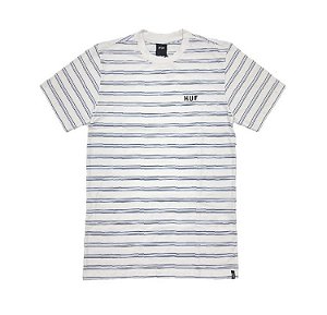Camiseta HUF Striped Tee White