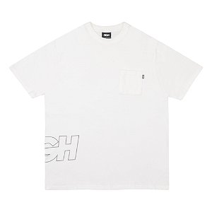 Camiseta HIGH Tee Work Outline Logo White