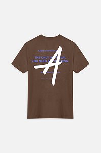 Camiseta Approve Bold Broken Design Brown