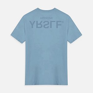 Camiseta Approve Bold YRSLF Inverse Collors Blue