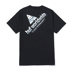 Camiseta HUF Peak Tech Tee Black