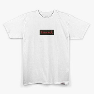 Camiseta Diamond Box Logo White