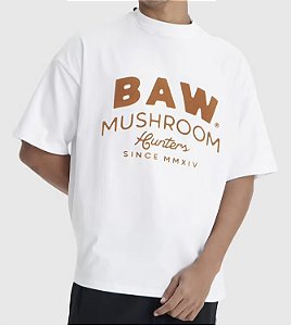 Camiseta Baw New Over Mushroom Hunter Colors White