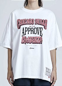 Camiseta Approve x NBA Oversized Bulls Basic Off White