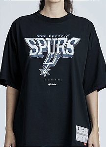 Camiseta Approve x NBA Oversized Spurs Basic Black