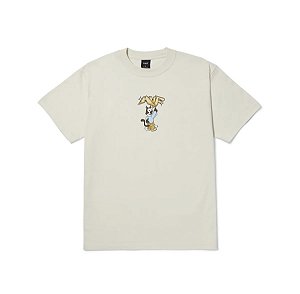 Camiseta HUF Bad Cat Tee Off White