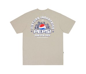 Camiseta Disturb x Pepsi City’s Choice Tee in Beige