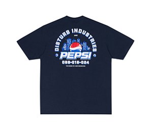 Camiseta Disturb x Pepsi City’s Choice Tee in Navy