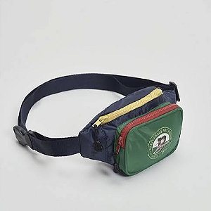 Pochete Baw Bumbag Stamp Colorblock Navy Green