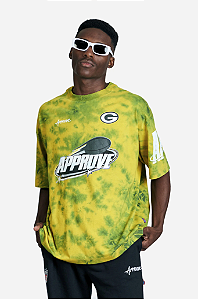 Camiseta Approve x NFL Oversized Collors Packers Green Yellow