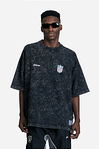 Camiseta Approve x NFL Oversized Football Black