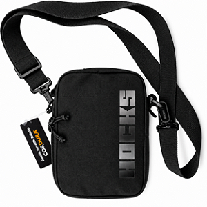 Shoulder Bag Hocks Volta Cordura Preto Refletivo