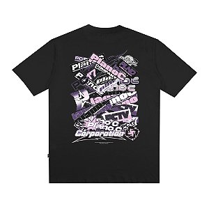 Camiseta Plano C Stickers Black