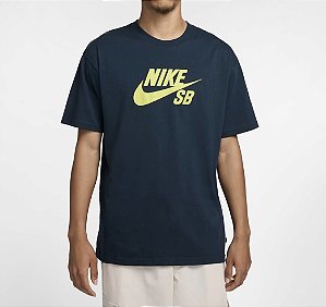 Camiseta Nike SB Logo Tee Dark Blue