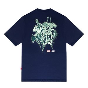 Camiseta HIGH X MARVEL Tee Squad Navy