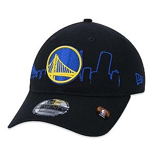 Boné New Era 9Twenty NBA Golden State Warriors Tip-Off Strapback Black